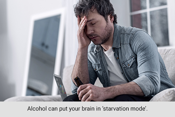excessive alcohol consumption can lead to a feeling of persistent hunger