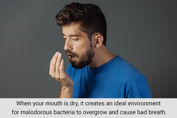 chewing sugar-free gum can help eliminate bad breath