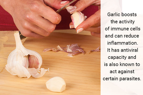 garlic is an immunity-boosting herb