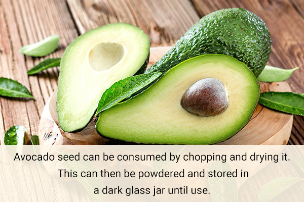 ways to consume avocado seeds