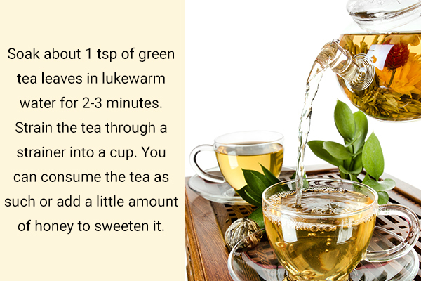 ways you can consume green tea