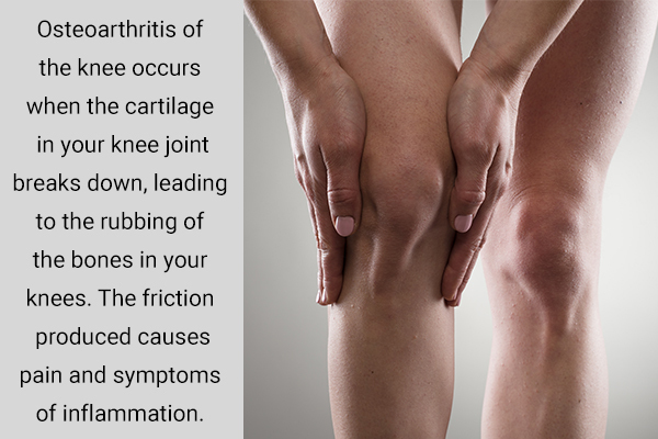knee osteoarthritis can be a reason behind foot pain and discomfort