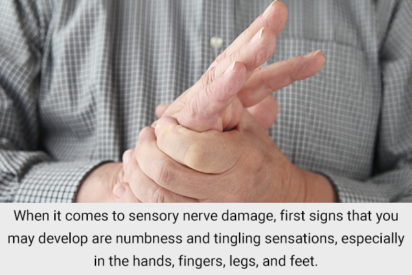 sensory nerve damage