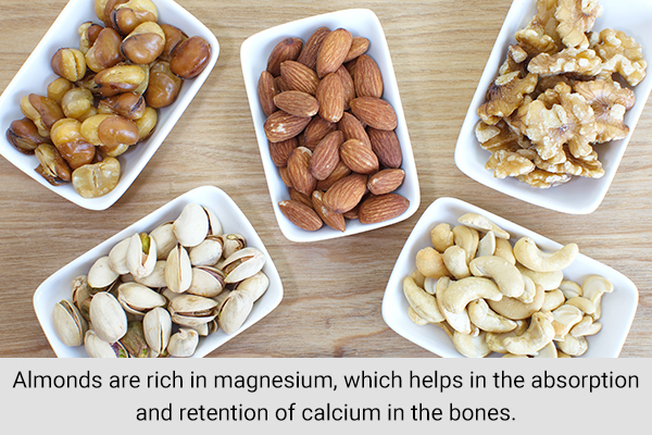 nuts consumption can help promote healthy and strong bones