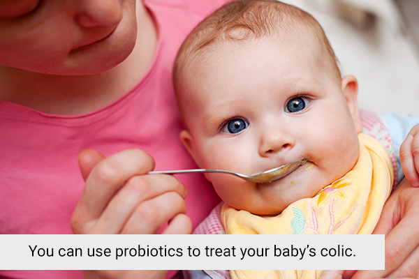 you can give your baby probiotics to soothe colicky babies