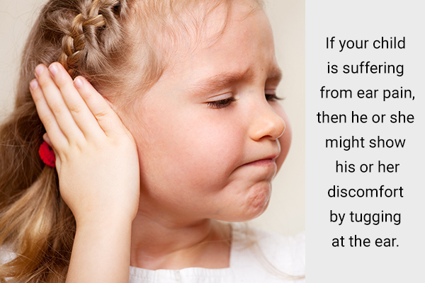 signs and symptoms associated with ear pain in kids