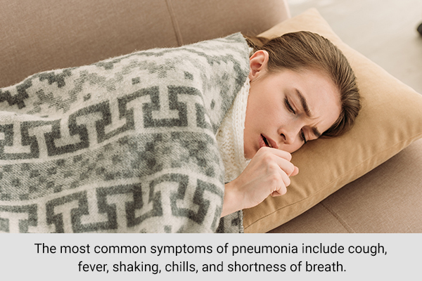 signs and symptoms linked to pneumonia