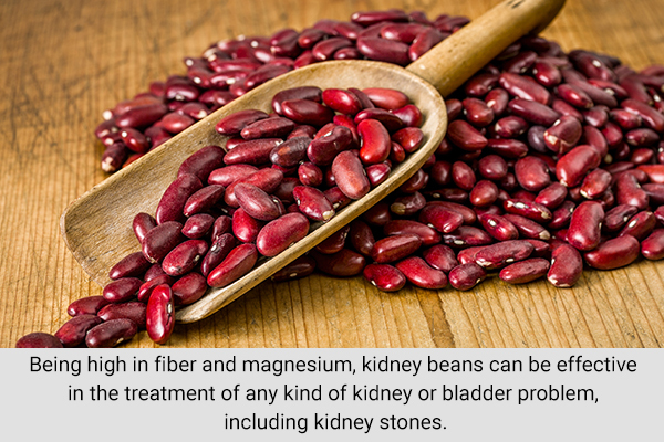 a steaming bowl of kidney beans can help promote healthy kidneys
