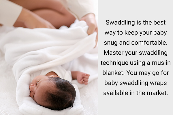 swaddling is the best way to snug and comfort your baby and relieve colic