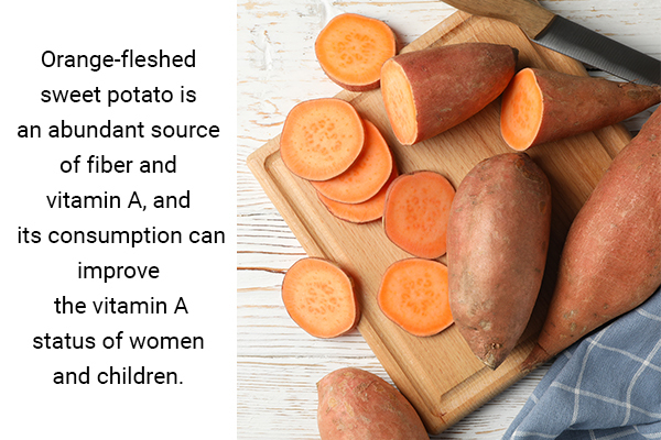 sweet potatoes can help improve fertility