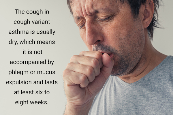 signs and symptoms linked to cough variant asthma