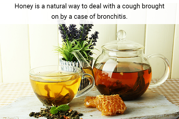 consuming honey can help relieve symptoms of bronchitis