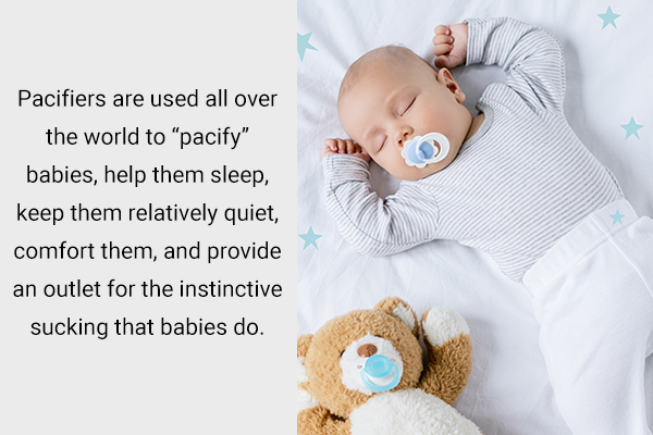 a pacifier can be used to soothe colicky babies