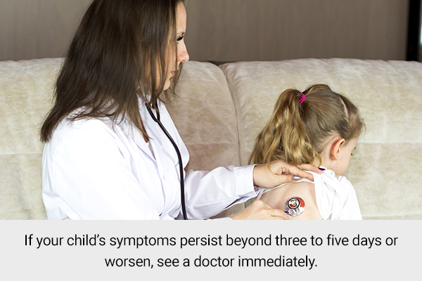 when to consult a doctor regarding croup in children?
