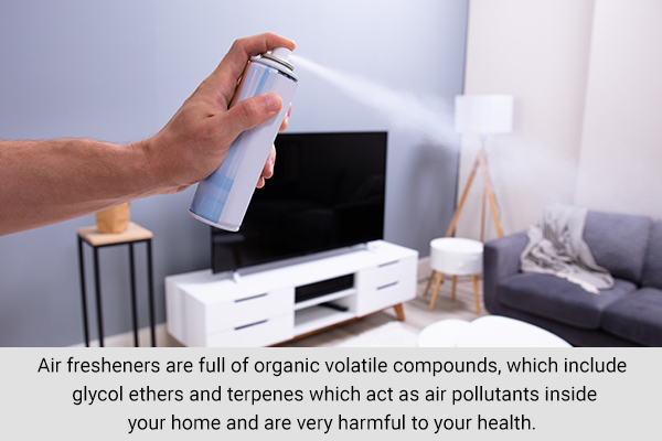 air fresheners contain organic volatile compounds harmful to health