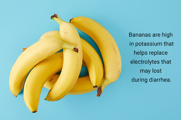 bananas being high in potassium can help treat diarrhea in children