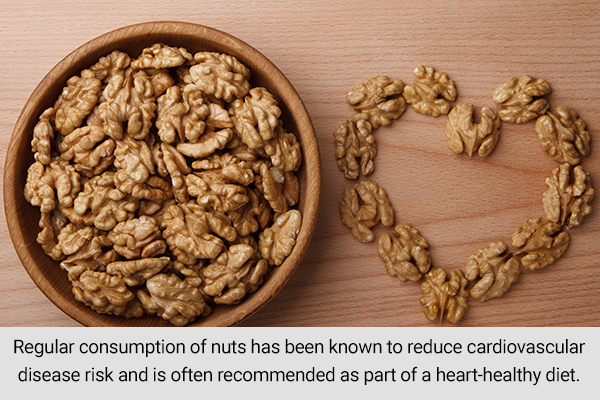 regular consumption of walnuts can improve heart health