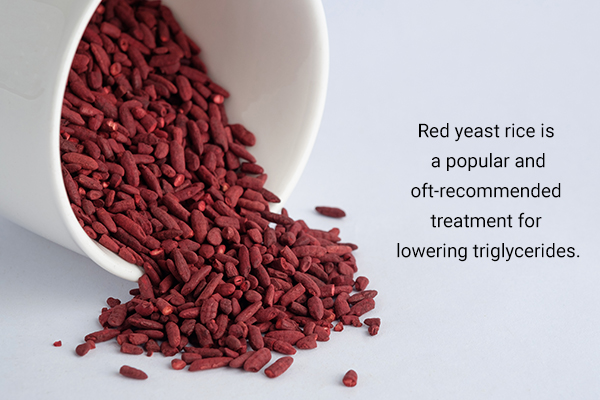 consuming red yeast rice can also help lower triglyceride levels