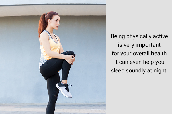 daily exercises can help you achieve sound sleep at night