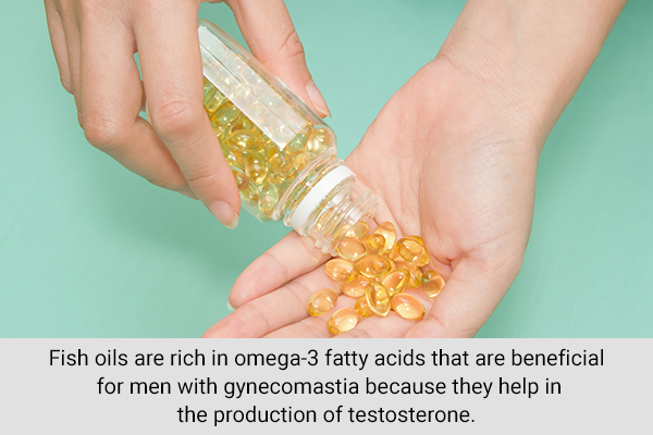 incorporating fish oil in your diet can help prevent gynecomastia