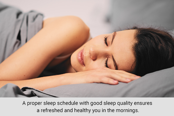 get sufficient sleep to promote recovery and stay healthy and fit