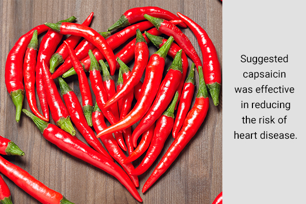 capsaicin is beneficial for your heart health