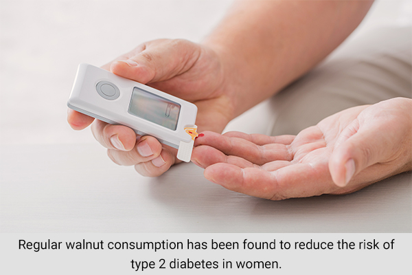 walnut consumption is also beneficial in diabetes management