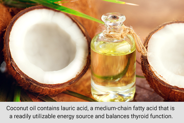 how can coconut oil help maintain thyroid health?