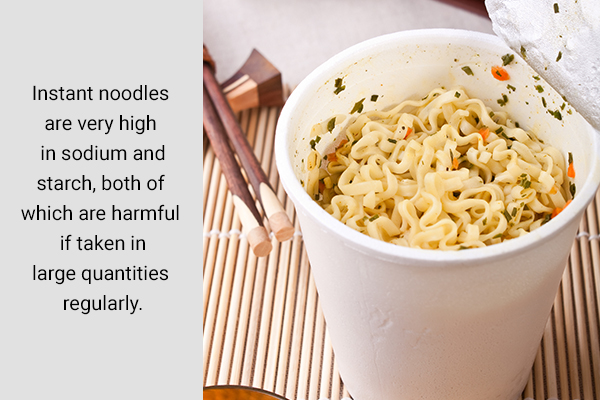 instant noodles if consumed regularly can harm your health