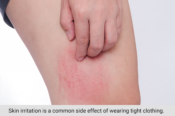 skin irritation can be a common side effect of wearing skinny jeans