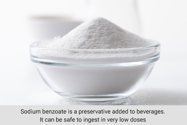 sodium benzoate a preservative added in soda that can be harmful for you