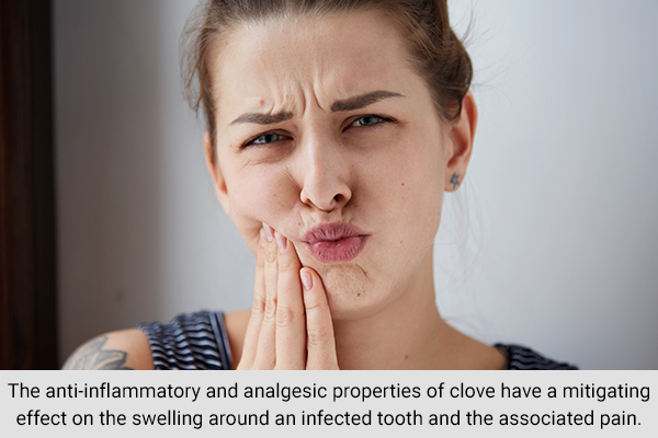the analgesic properties of cloves can help soothe a toothache