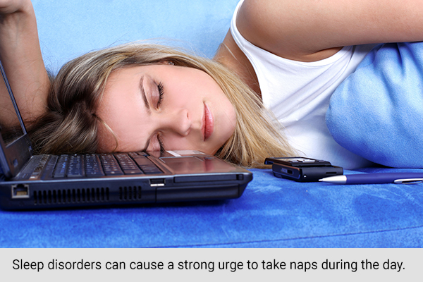 signs and symptoms indicative of sleep disorders