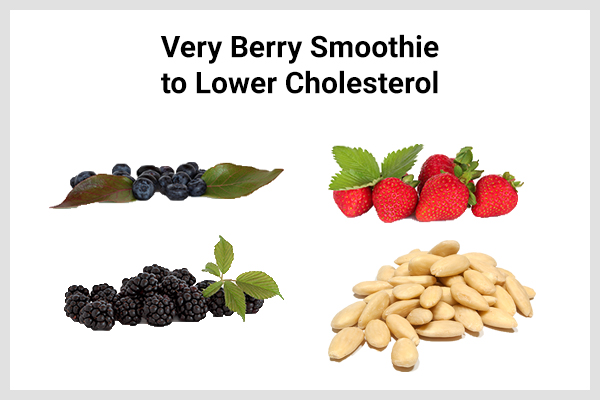 very berry smoothie to lower cholesterol levels