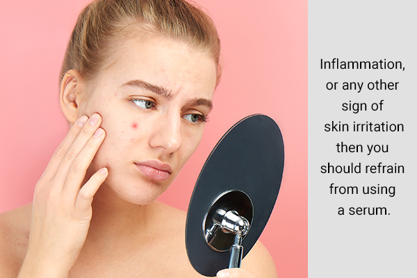 who should not use face serums?