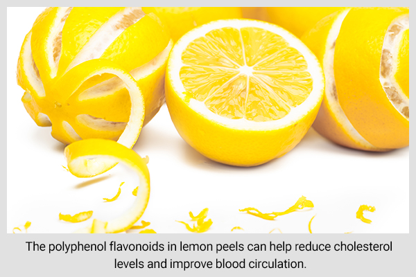 beneficial properties of lemon peels