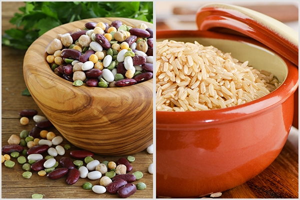 beans and brown rice are healthy meals you can eat on a budget