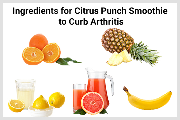 citrus punch smoothie preparation to curb arthritis