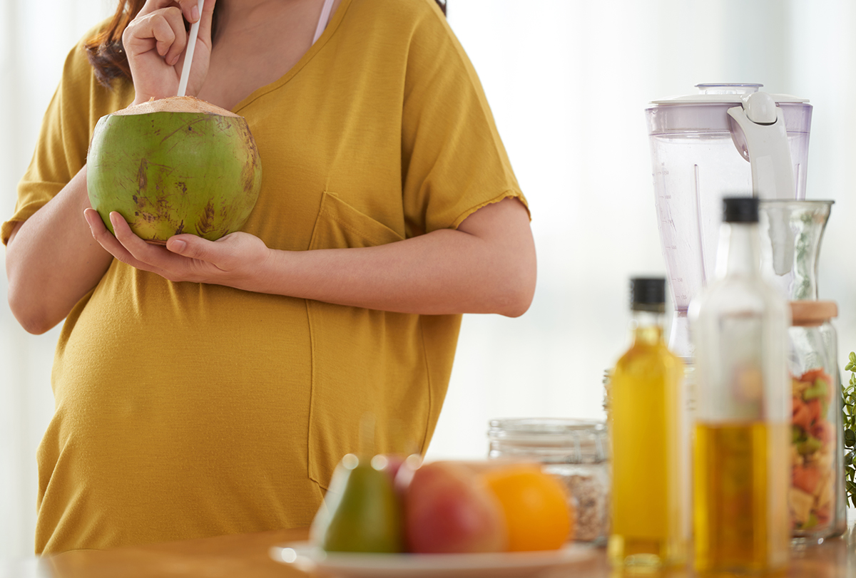 does coconut water raise blood sugar in pregnancy?