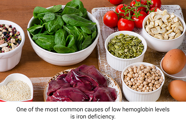 consuming iron-rich foods is first step to boosting hemoglobin levels