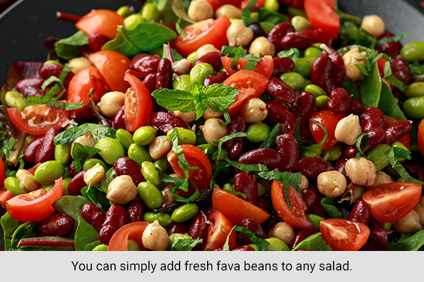 try adding fava beans to your salads
