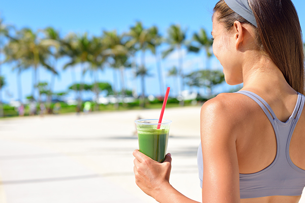 green juice is a healthy option for strengthening bones