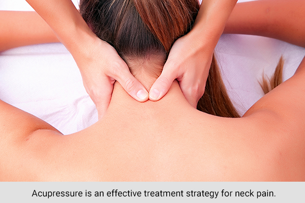 effectiveness of acupressure therapy for neck pain relief