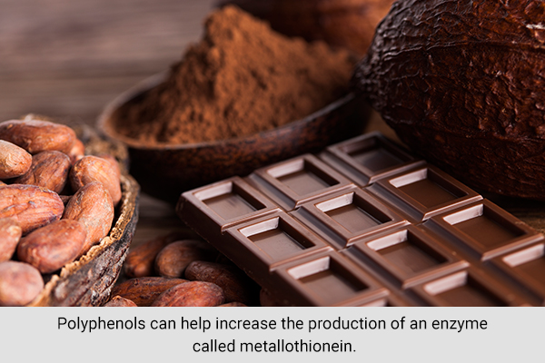 boosting polyphenol intake can aid in removal of heavy metals from body