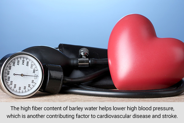 barley water helps promote heart health