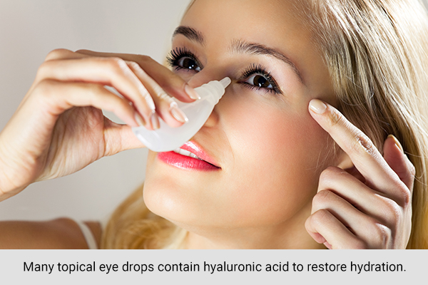 oral hyaluronic acid can help lubricate your dry eyes