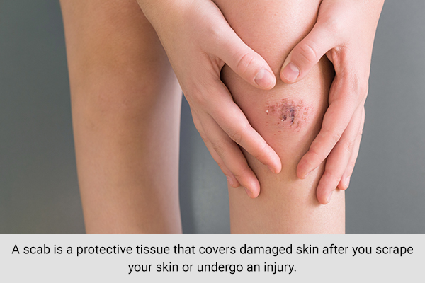 scabbing is also the body's self defense mechanism for wound healing