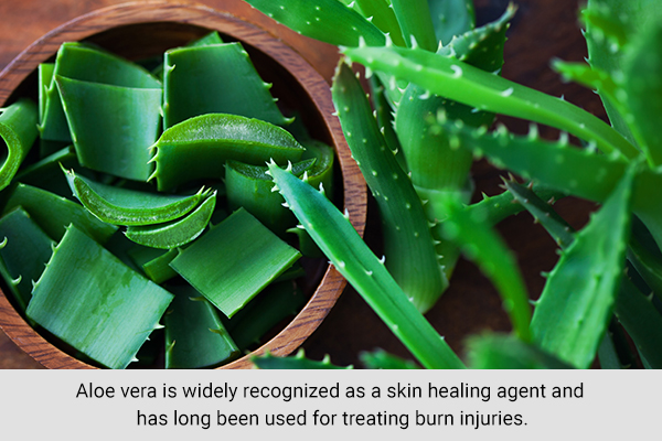 topical application of aloe vera gel can help soothe burnt tongue