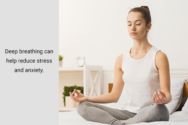 deep breathing can help reduce stress and anxiety