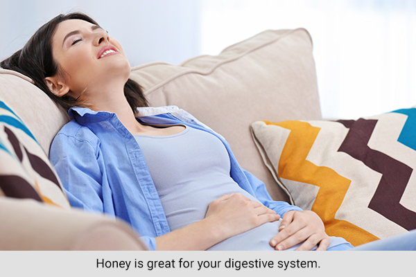 honey is great for your digestive system and gastric issues
